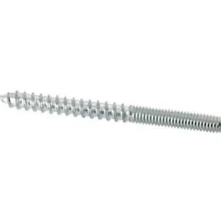 5 vis double filet bois acier zingué Diall Ø5 x L.50 mm