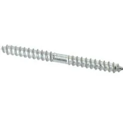 5 vis double filet pour bois acier zingué Diall Ø4 x l.40mm