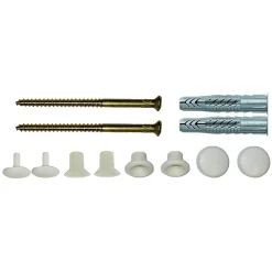 2 vis laiton de fixation pour wc Fischer W/CH 6X70mm