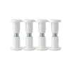 4 vis liaison plastique/acier blanc Diall M6 Ø8 x L.15 x Ep.30 mm