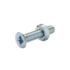 20 vis métaux acier zingué 4 x 20 mm