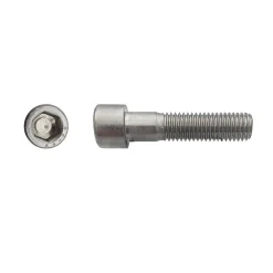 10 Vis Métaux Tête Cylindrique 6 Pans Creux CHC 20 x 120 mm - DIN 912 - Inox A4 - D-Work