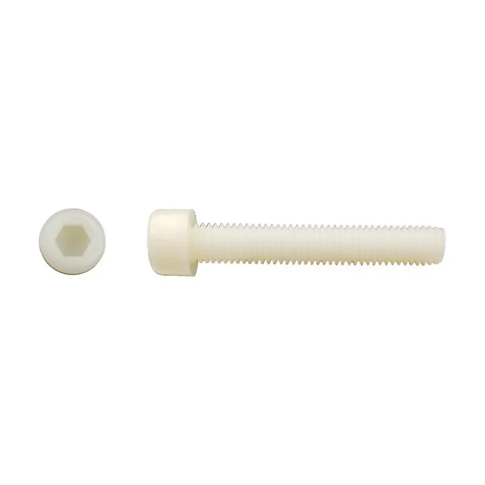 200 Vis Métaux Tête Cylindrique 6 Pans Creux CHC 6 x 16 mm - DIN 912 - Polyamide - D-Work