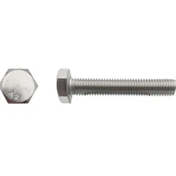 200 Vis Métaux Tête Hexagonale F/Total 8 x 25 mm - DIN 933 - Inox A2 - D-Work