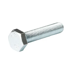 100 vis à métaux tête hexagonale zingué 8 x 50 mm