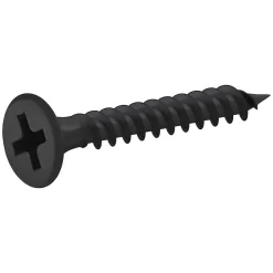 Vis pour plaque de plâtre (universelle), noir mat, 3,5x25 mm - 1000 pièces