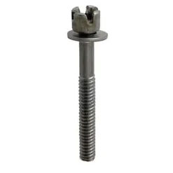 4 vis rappel et rondelles acier Diall ø7 x l.50mm