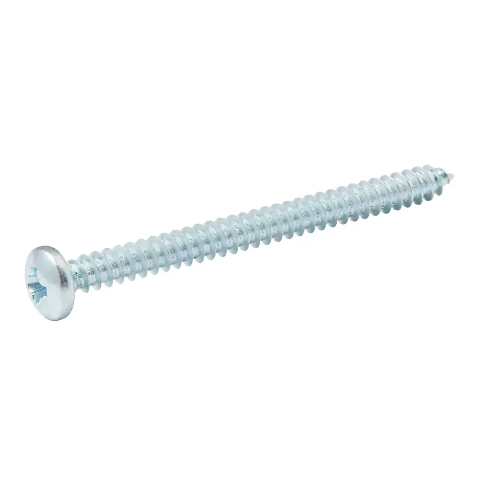 Vis zinguée autoperceuses à tête cylindrique, 4,2x50 mm - 25 pièces