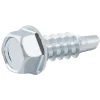 Vis zinguée autoperceuses à tête hexagonale, 4,2x16 mm - 100 pièces