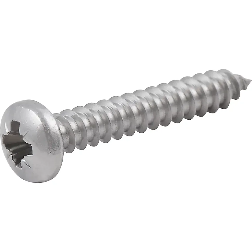 Vis zinguée autoperceuses à tête à collerette, 4,2x13 mm - 25 pièces
