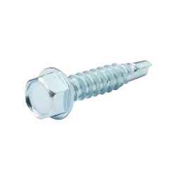 Vis zinguée autoperceuses à tête hexagonale, 5,5x25 mm - 25 pièces