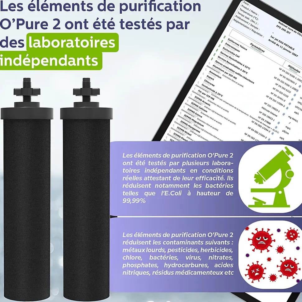 Weeplow Earth 8.5L - système de filtration par gravité pour eau potable