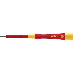 Wiha PicoFinish electric 42380 - Tournevis cruciforme isolé PH1 65 mm pour électricien VDE