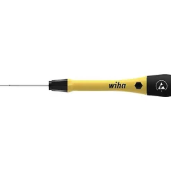 Wiha 43678 PicoFinish ESD Tournevis cruciforme Phillips PH1 x 60 mm, manche ergonomique antistatique