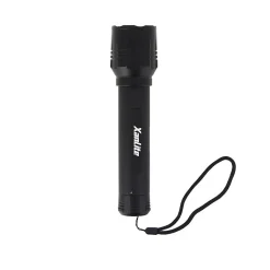 Xanlite - Lampe Torche LED Métallique, x3 Modes d'Eclairage, 1500 Lumens, Piles Incluses - TO1500L